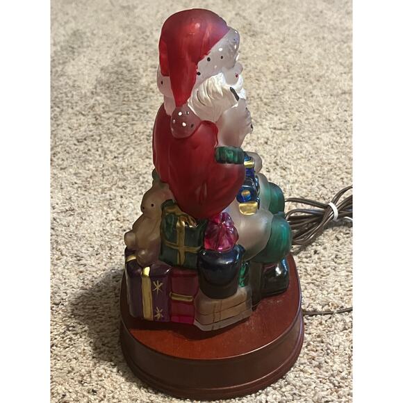 Old World Christmas Yuletide Santa Illuminated 1996 Lighted - Picture 3 of 16
